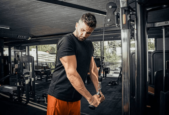 triceps pushdown, triceps muscle